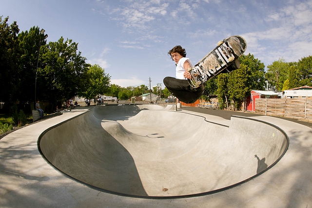 Skateboard grab